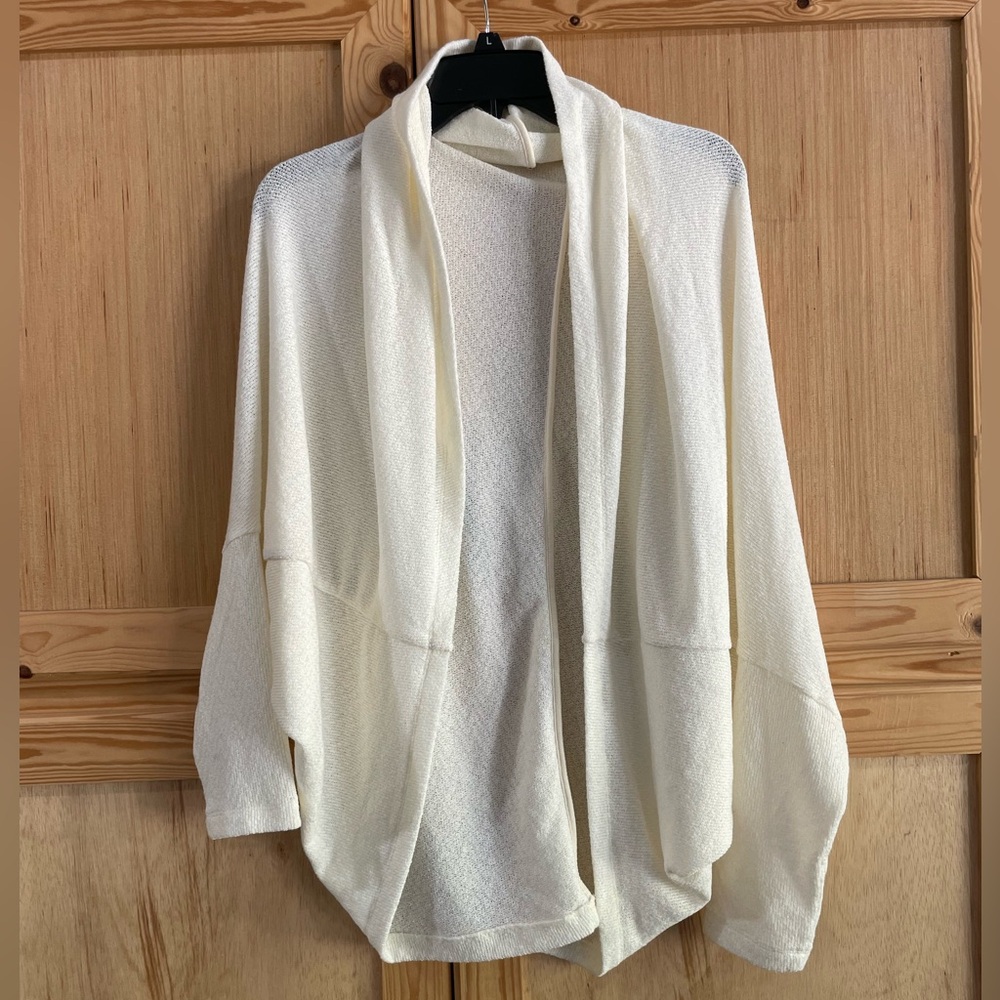 Soft surrounding neutral staple slouchy dolman sleeve oversized cardigan topper